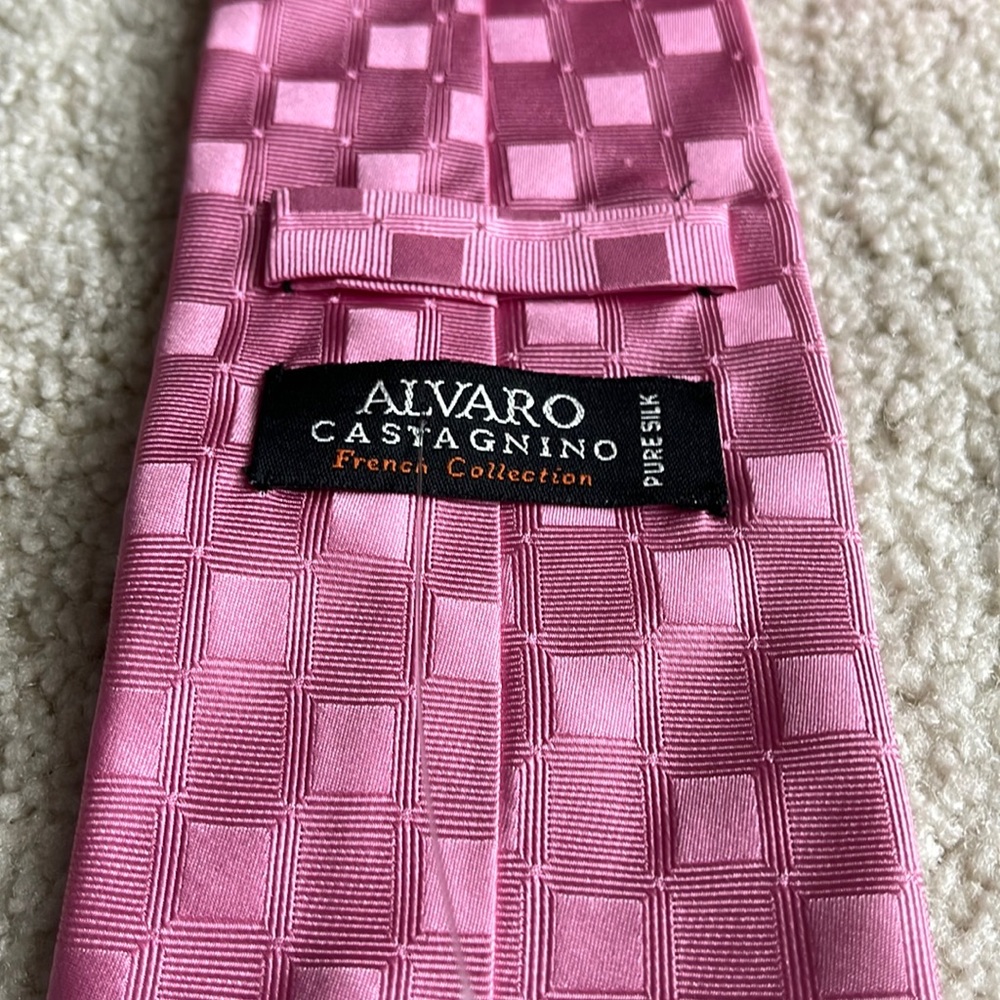 Alvaro Castagnino French Collection Pure Silk Mens Tie